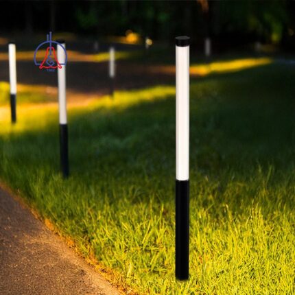 60cm Bollard Garden Light GR0553-600A – Black LED Outdoor Pathway Light IP65 3000K