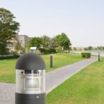 Graphite Bollard Light 50cm 8403 IP54 – LED-Compatible Garden Path Light