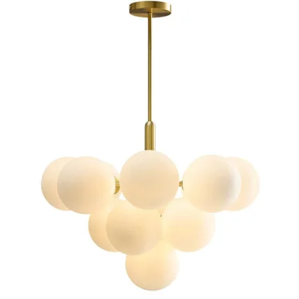 Tabner Chandelier Light (Large) – Luxury Modern Hanging Ceiling Light for Living Room & Dining Area