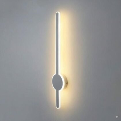 White Color Wall Light – Modern Outdoor Decorated Villa LED Linear Wall Lamp