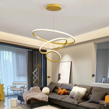 LED living room pendant light