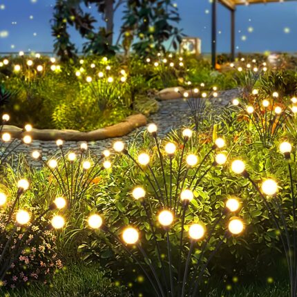 Solar lights for garden pathways